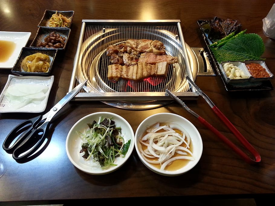 ribs, garubi, カルビ, food and drink, freshness, table, ready-to-eat HD wallpaper