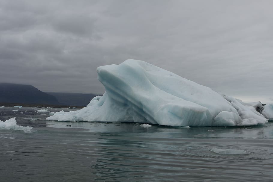 Iceland, Glacier, Lagoon, Iceberg, glacier lagoon, iceberg - Ice Formation, HD wallpaper