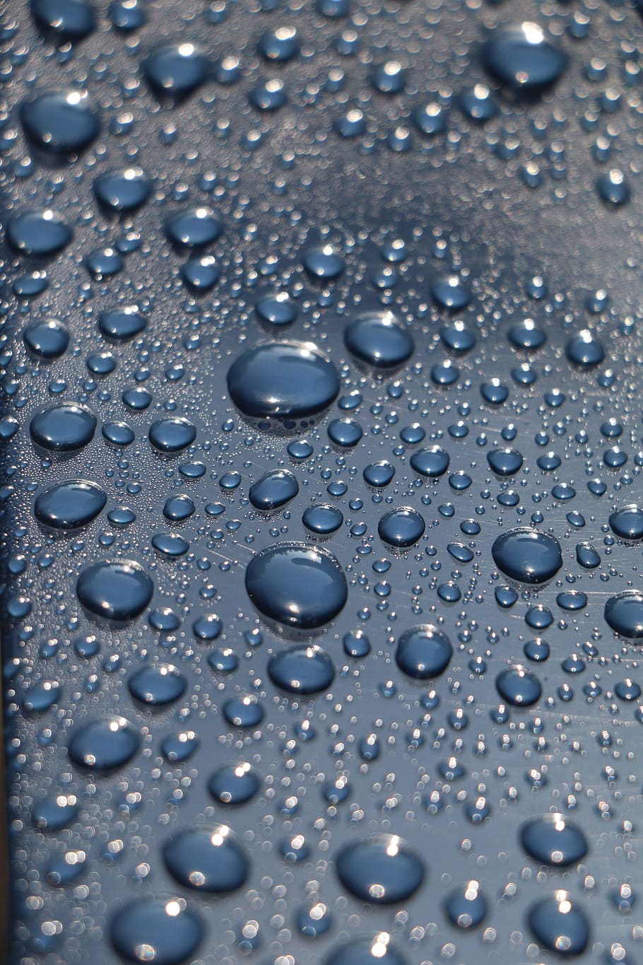 drip, blue, water, liquid, drop of water, rain, close, water feature