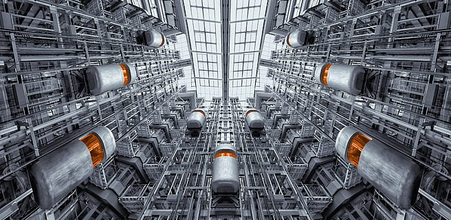 Landscape Photography of Factory during Daytime, architecture HD wallpaper
