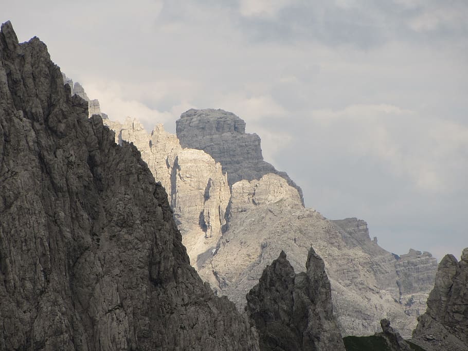 High, Mountains, Rock, high mountains, schroff, impassable