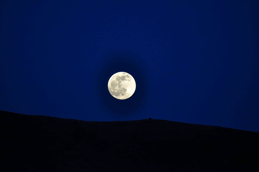 Night, Full Moon, mystery, scenics, astronomy, no people, sky HD wallpaper