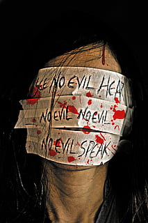 evil, kidnapping, fear, terror, text, western script, communication HD wallpaper