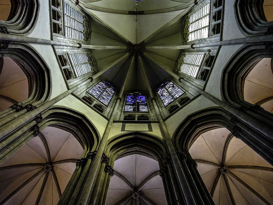 Choir lantern of Utrecht Cathedral, Netherlands, church, photos, HD wallpaper