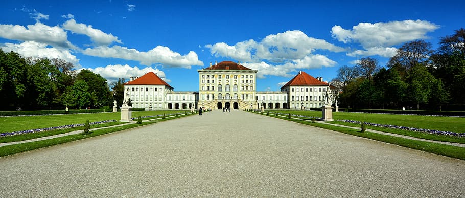 Germany, Bavaria, Nymphenburg Castle, munich, historically, HD wallpaper
