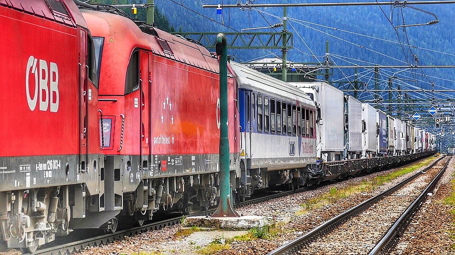 train, railway, railway line, transportation, mode of transportation HD wallpaper