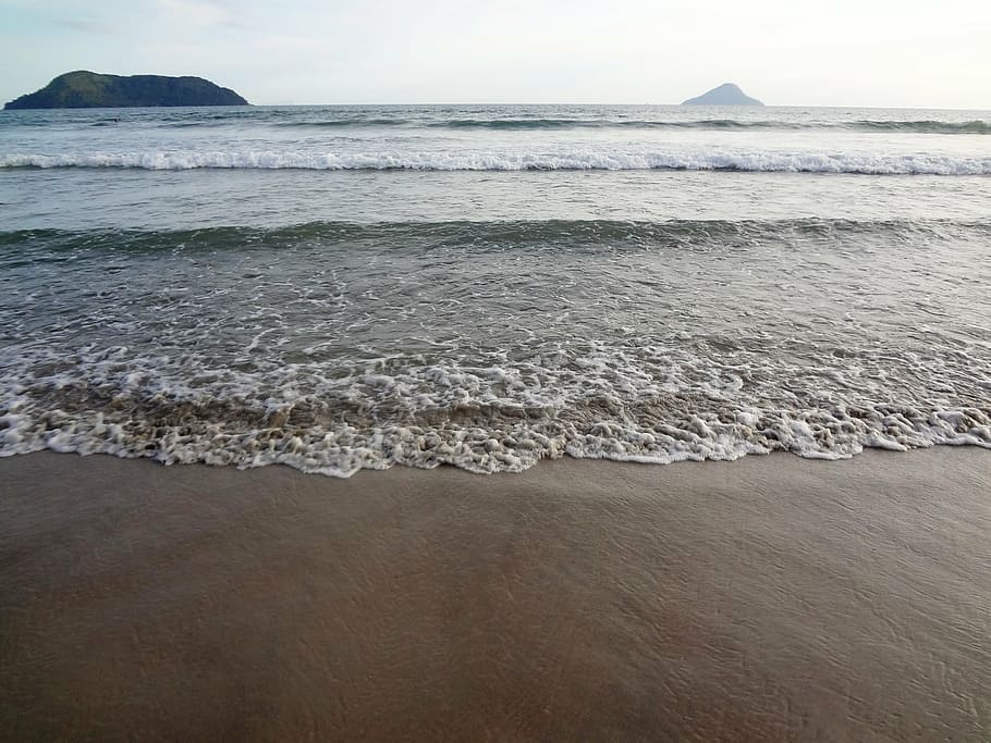 beach, holidays, summer, mar, beira mar, sea, water, land, scenics - nature HD wallpaper