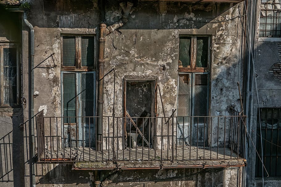 windows, old, building, vintage, broken, dust, abandoned, architecture HD wallpaper