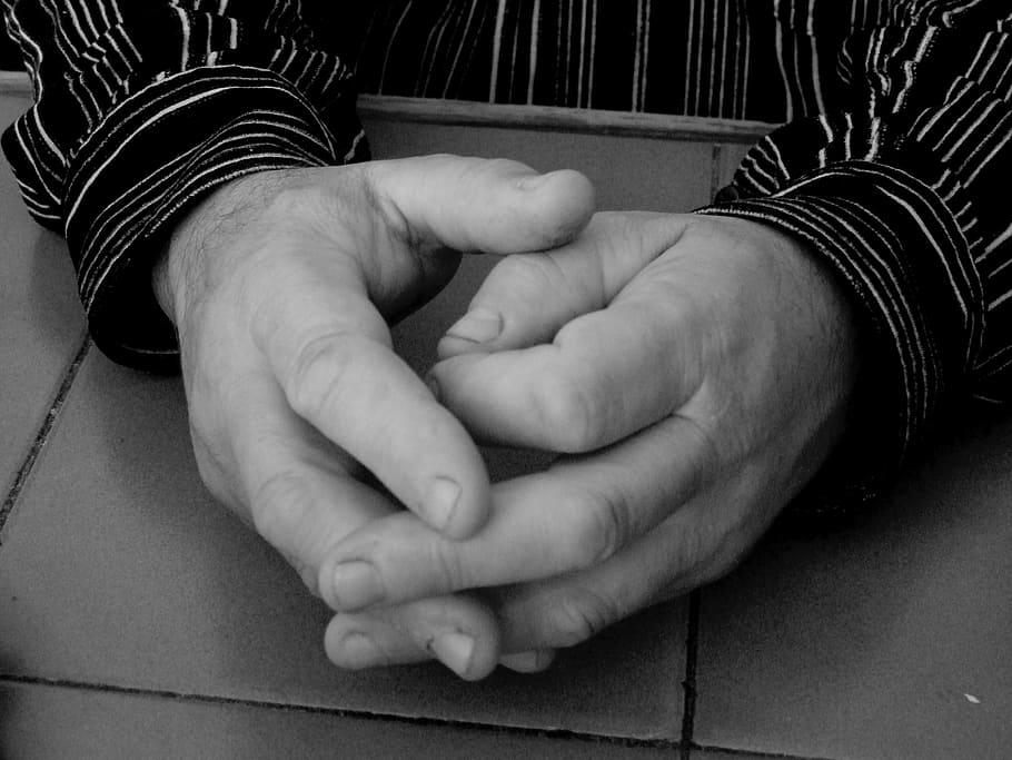 Hand, One, Hands, Black And White, father, guy, human body part HD wallpaper