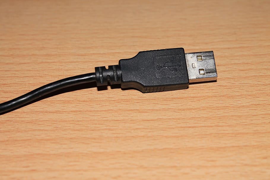 usb plug, computer, cable, technology, connection, close-up HD wallpaper