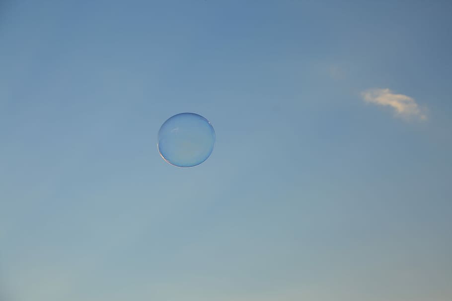Bubble, Afternoon, Evening, Soap, sky, nature, moon, no people HD wallpaper