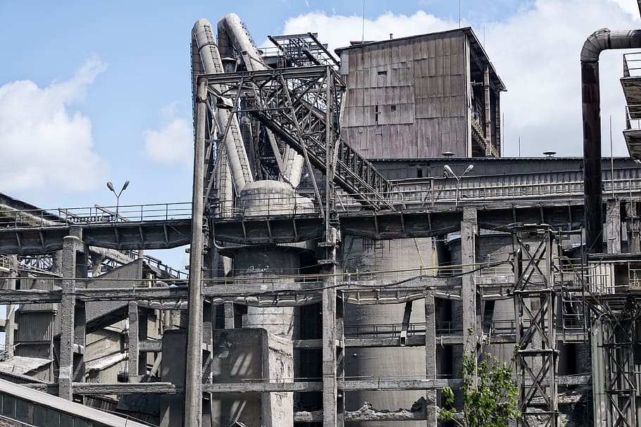 factory, machine, the industry, metal, architecture, built structure HD wallpaper
