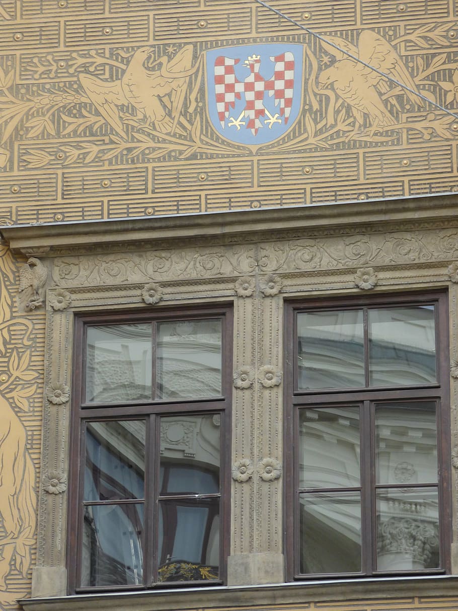 façades, fancy, the window, decorating, reflex, reflection HD wallpaper
