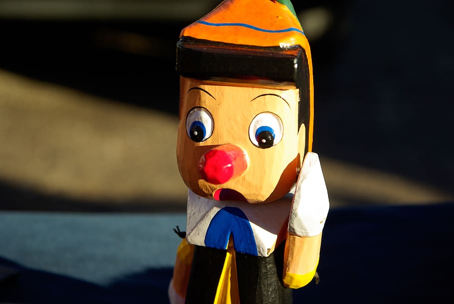 selective focus photo of Pinocchio, puppet, conte, italy, representation HD wallpaper