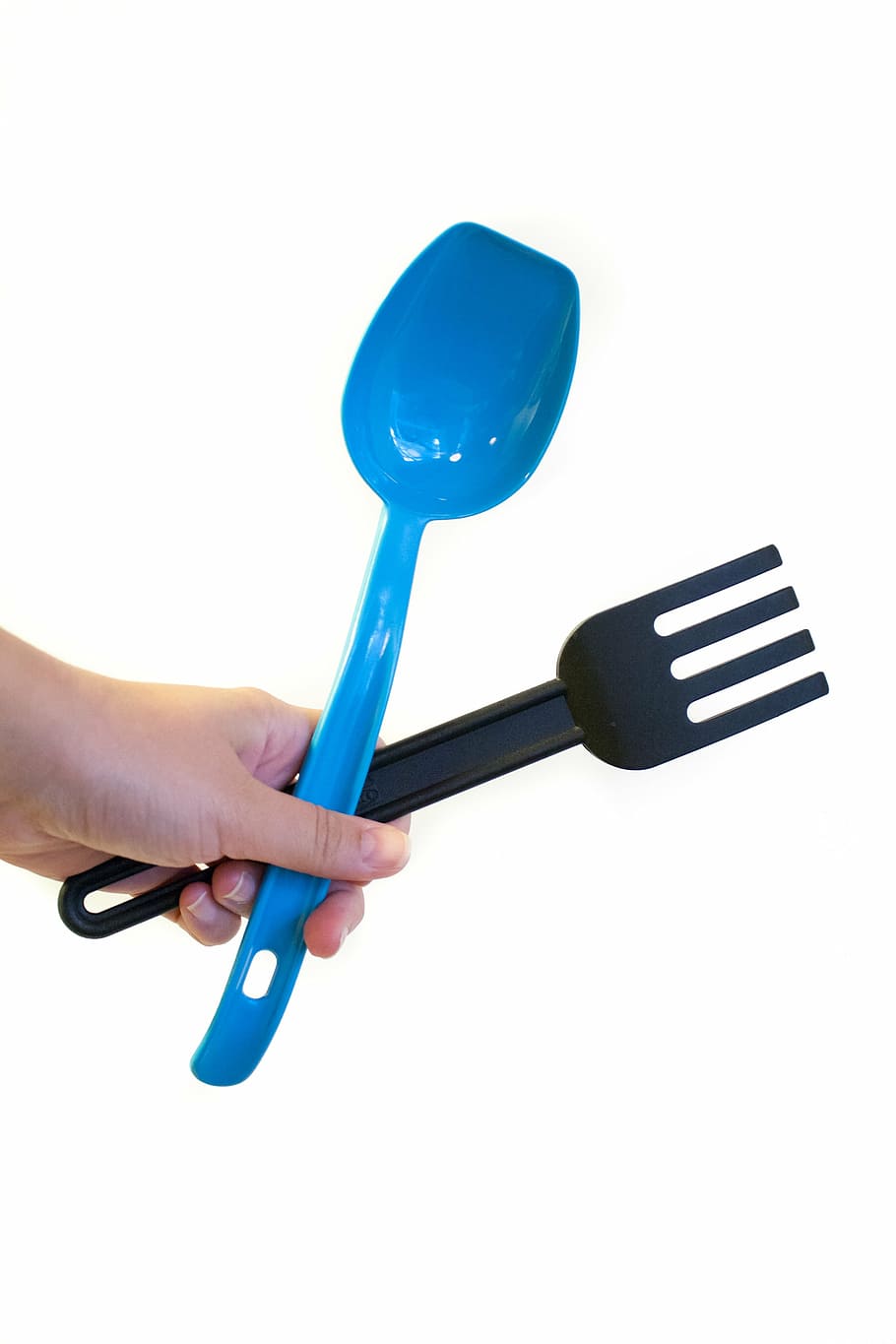 hand, kitchen equipment, scoop, fork, cooking, bake, cut-out HD wallpaper