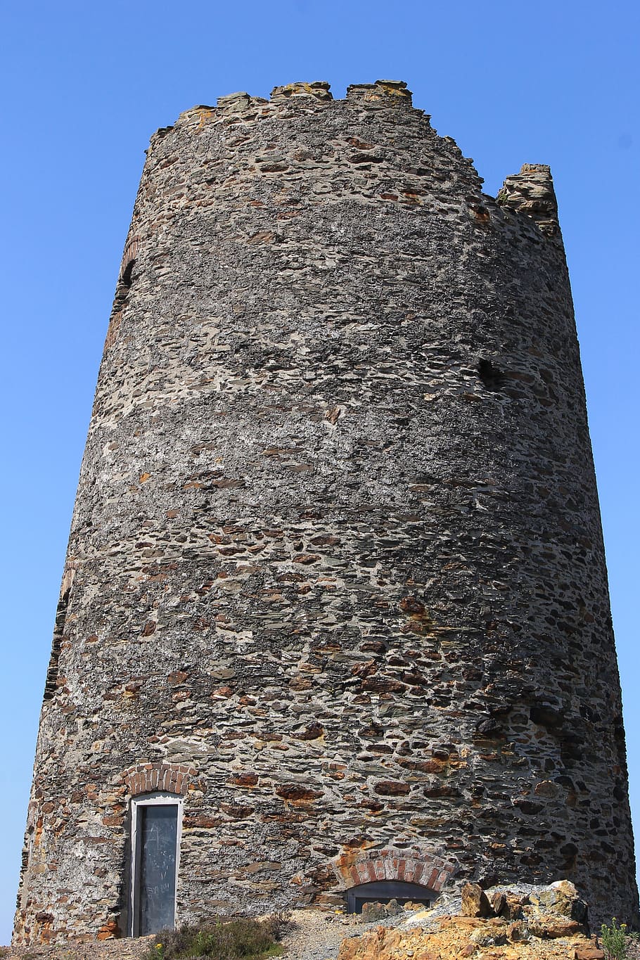 tower, ruins, building, architecture, stone, old, history, sky HD wallpaper