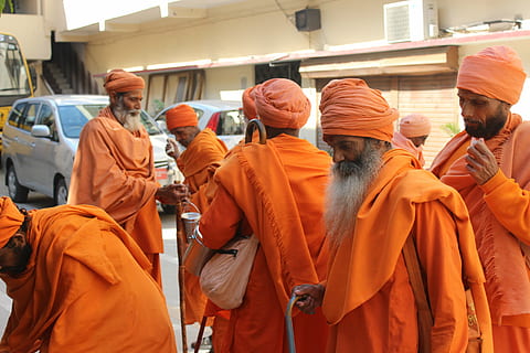 people, indian, sent, orange, food, ashram, haridwar, uttarakhand HD wallpaper