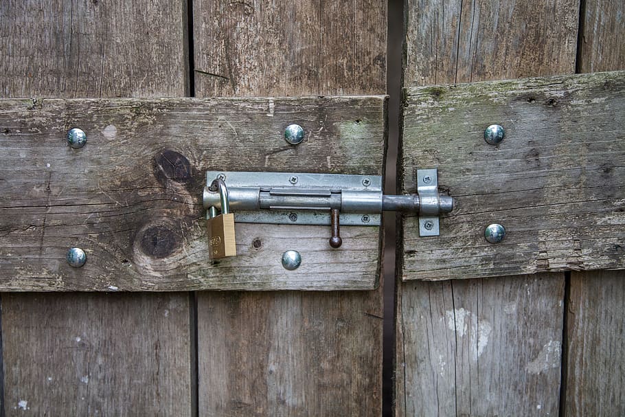 abus, lock, padlock, door lock, wood, wooden, locks, rust, expiration HD wallpaper