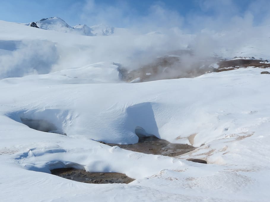 pairs, jet, post, fumarole, well, thermal spring, hot land HD wallpaper