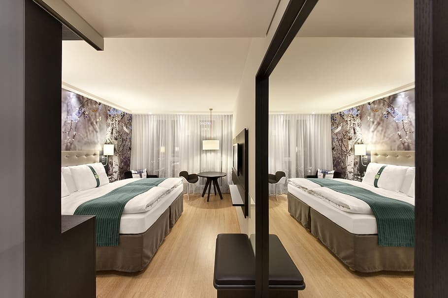 white mattress, hotel, berlin, city, alexanderplatz, modern, capital, HD wallpaper