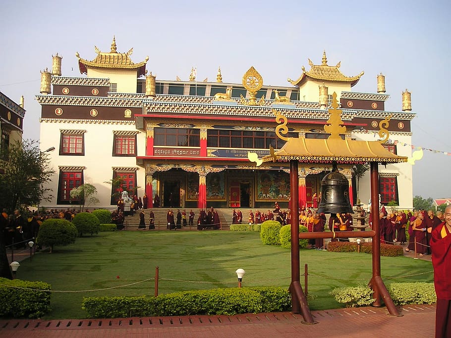 India, Tibetan, Temple, Monastery, architecture, building exterior HD wallpaper