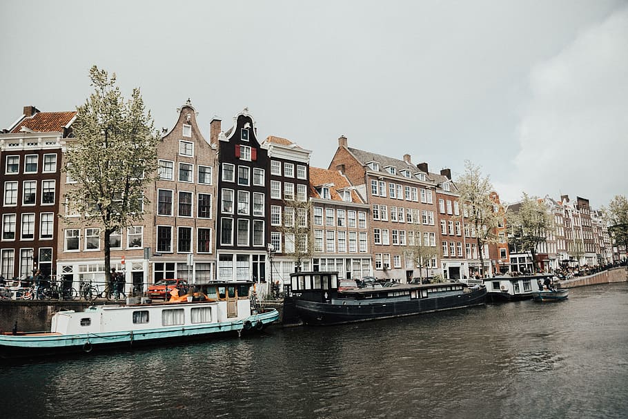 architecture, building, infrastructure, boat, yacht, water HD wallpaper
