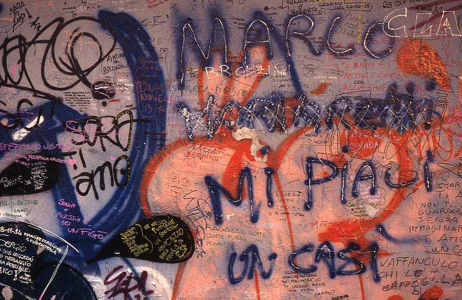 Mural, Wall, Graffiti, Building, Italy, vandalism, law, no people HD wallpaper