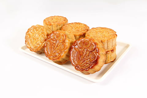 moon cakes, bread, baking, cooking, the flour, kitchen, food HD wallpaper