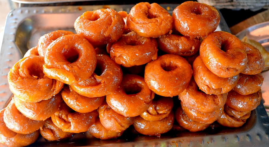 sweets, rolls, dessert, sugar, bun, homemade, food, snack, pastry HD wallpaper