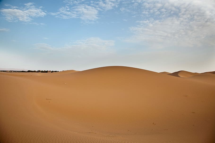 sand, desert, landscape, panoramic, horizontal, dune, nature HD wallpaper