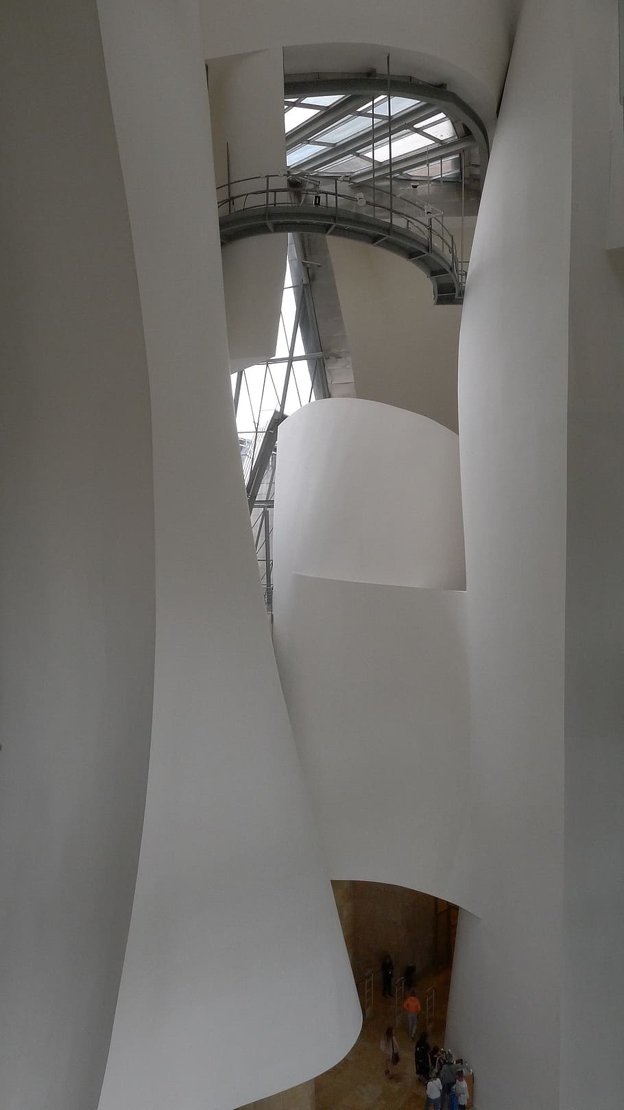 bilbao, museum, guggenheim, indoors, architecture, built structure HD wallpaper