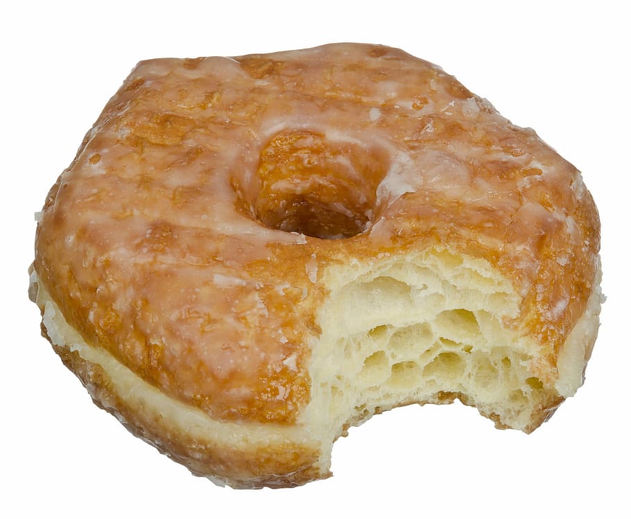 Donut, Crescent, Donuts, Pastry, Dessert, icing sugar, cronut HD wallpaper