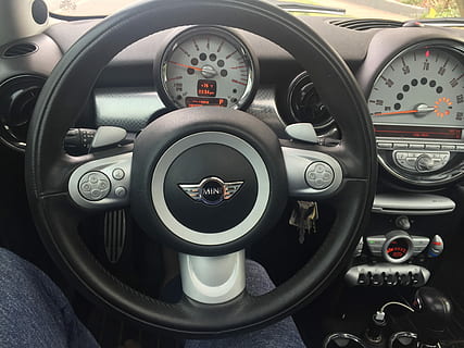 Mini, Cooper, Mini Cooper, Turbo, mini cooper s, 2008, steering wheel HD wallpaper