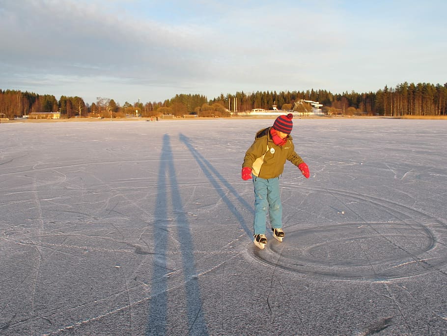 Ice, Snow, Winter, Cold, Sweden, Frozen, ice skates, västerbotten, HD wallpaper