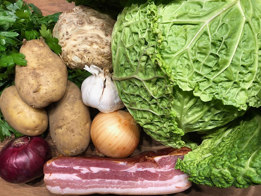 vegetables, savoy, onion, autumn, nutrition, food, healthy