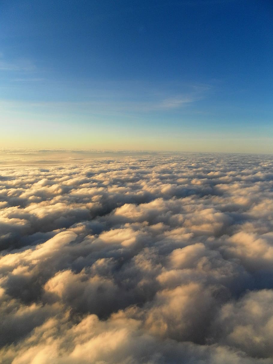 sky, clouds, outdoors, scenic, tranquil, stratosphere, atmosphere HD wallpaper