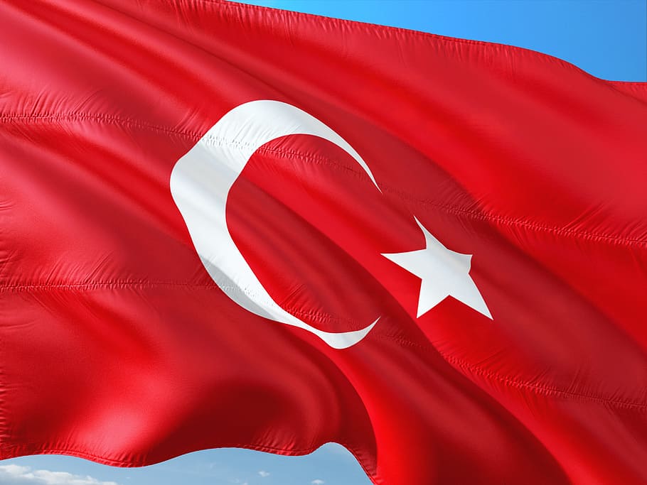international, flag, turkey, red, patriotism, textile, leaf HD wallpaper