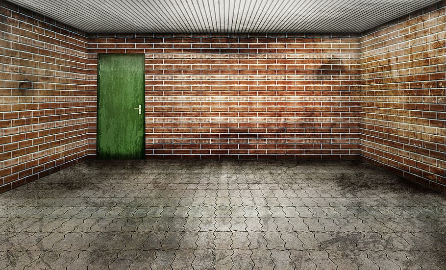 game application wallpaper, Space, Empty, Garage, Stone, Floor HD wallpaper