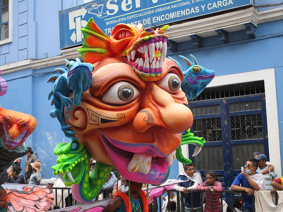 carnival, grass, mask, representation, architecture, art and craft HD wallpaper