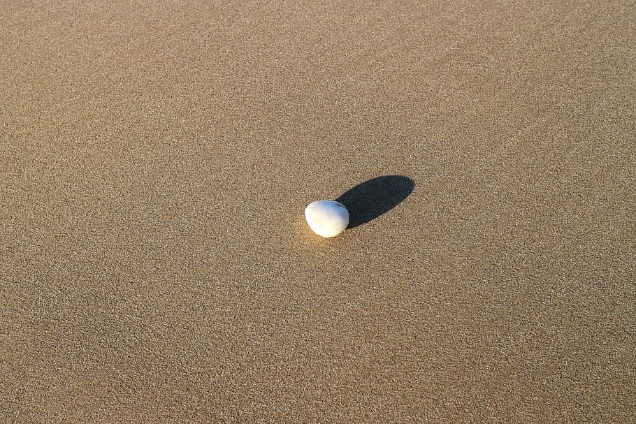 stone, shadow, shore, sand, beach, nature, land, sunlight, no people HD wallpaper