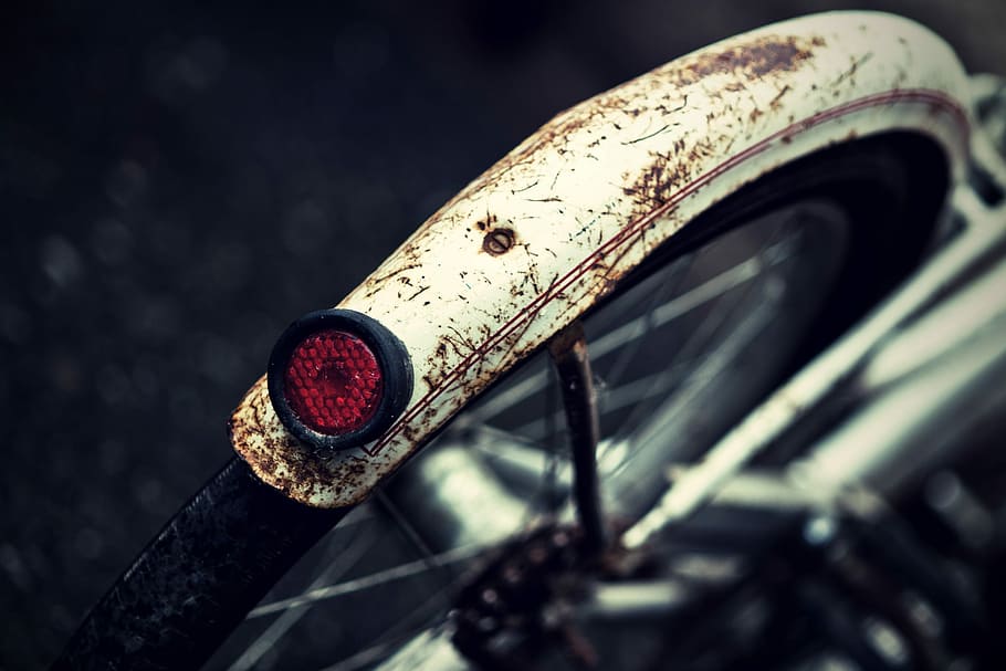 round, fender, old, close-up, metal, mode of transportation HD wallpaper