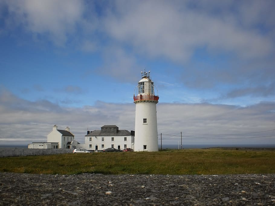 ireland, travel, lighthouse, place, places, landscape, nice, HD wallpaper