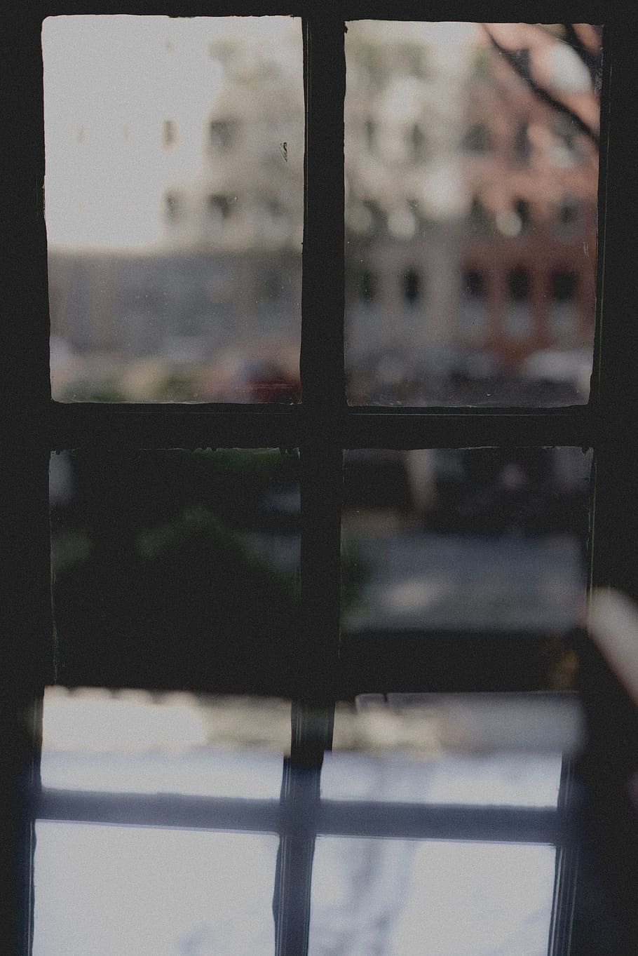 window, glass, frame, blur, bokeh, no people, glass - material HD wallpaper