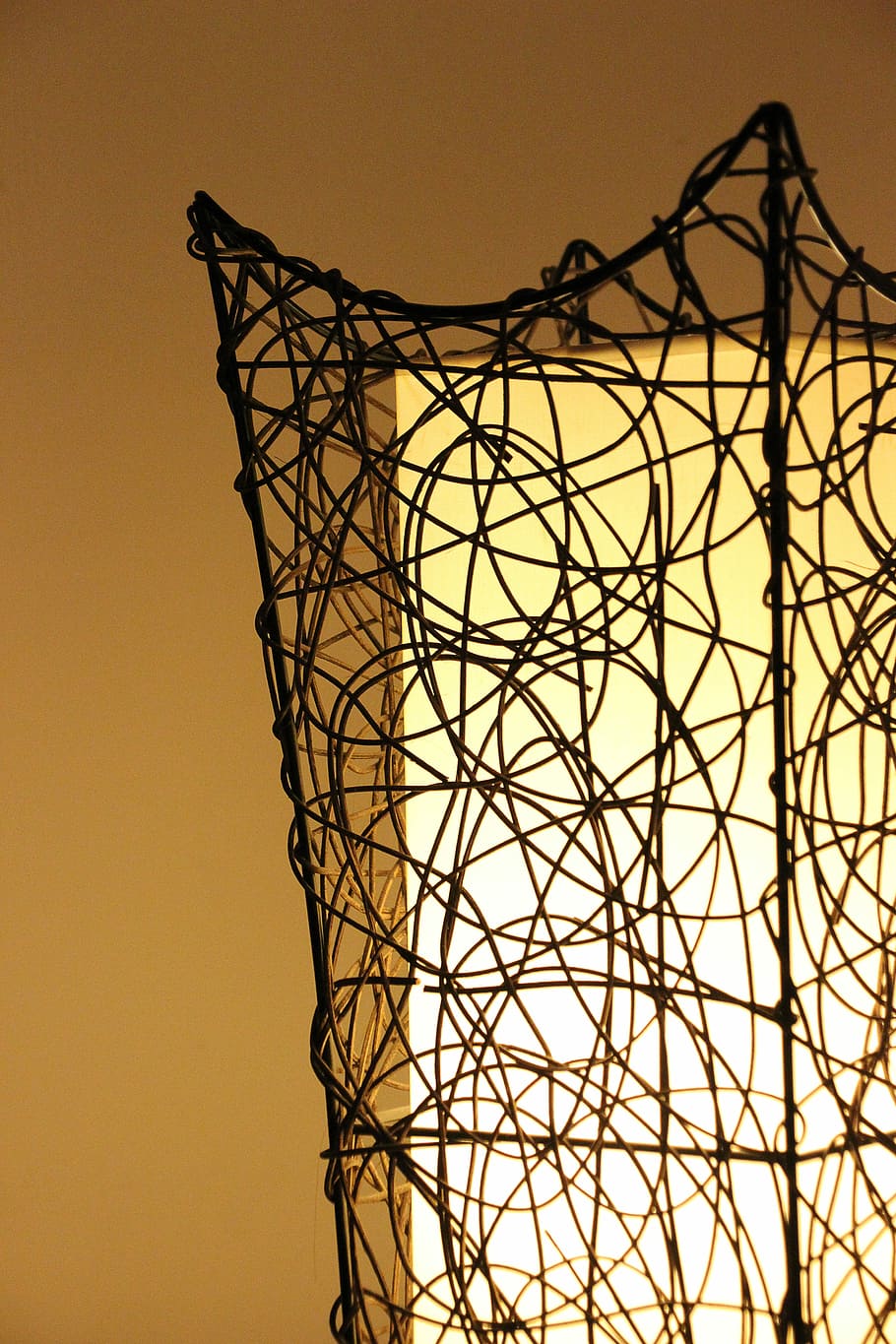 Lamp, Light, Wire, Gentle, gentle light, lighting, hell, no people HD wallpaper