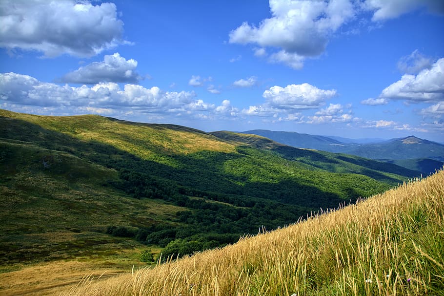 bieszczady, tarnica, beech berdo, mountains, the silence, poland HD wallpaper