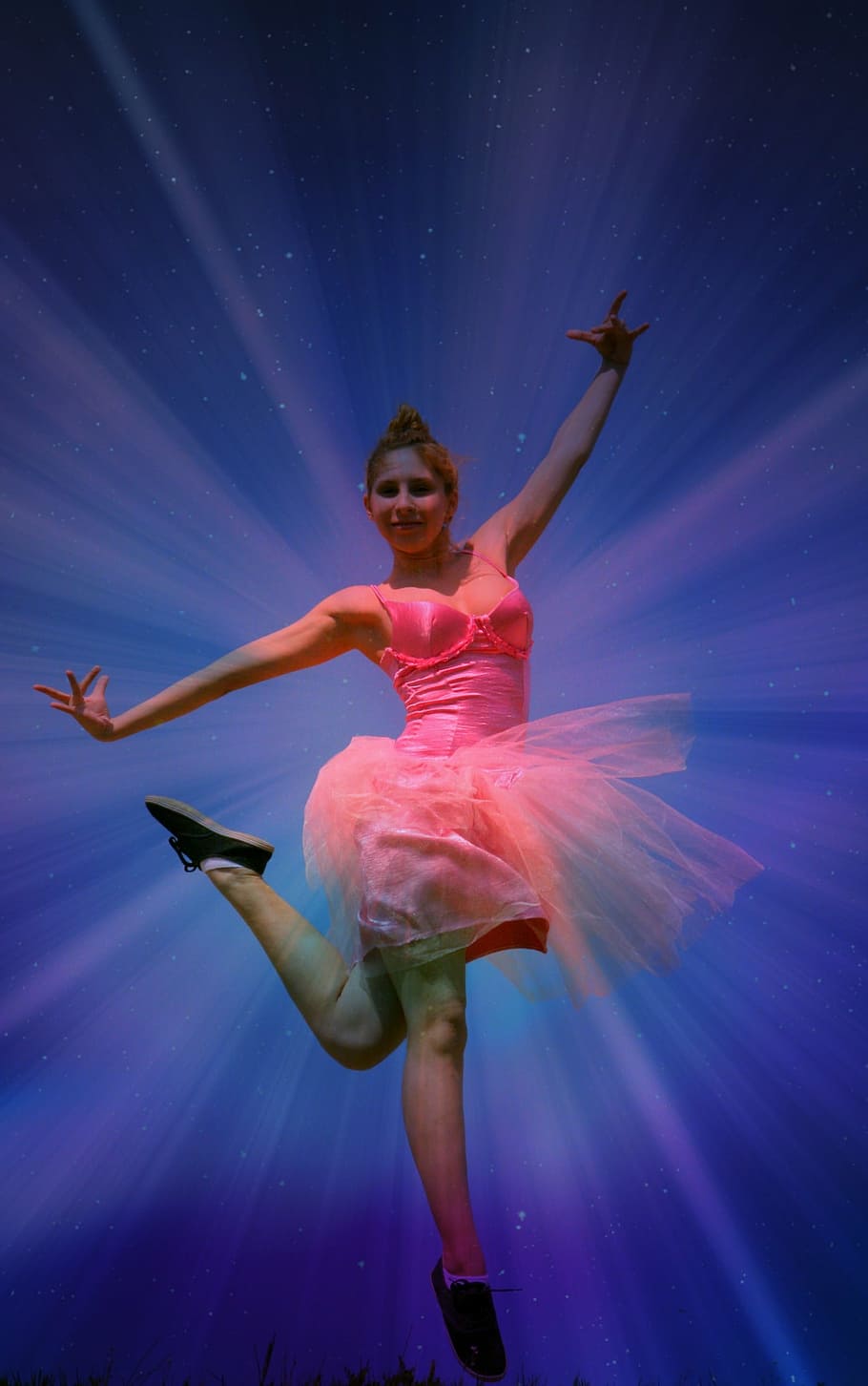 ballerina, tutu, pink, magic, dancing, human arm, full length HD wallpaper