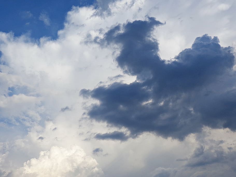 sky, clouds, cloud cover, nature, blue sky, glomerulus, the beauty of nature HD wallpaper