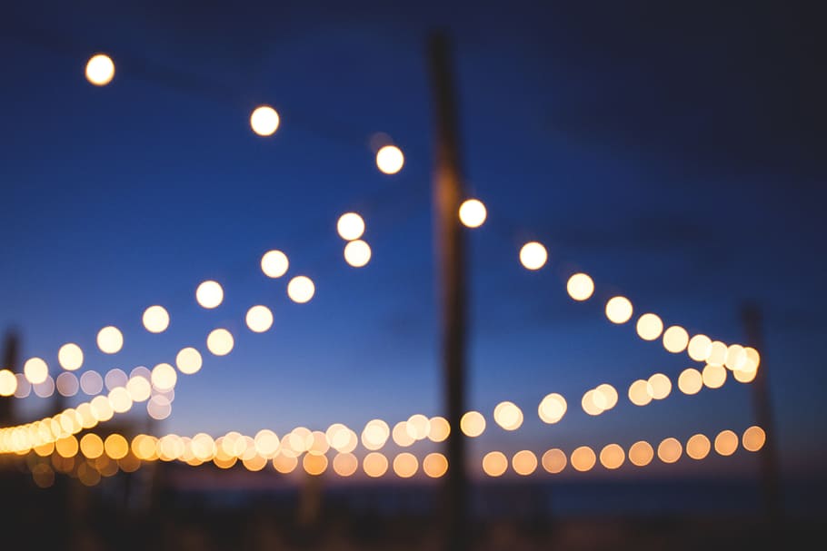 still, lights, lanterns, posts, long, exposure, bulb, photography HD wallpaper