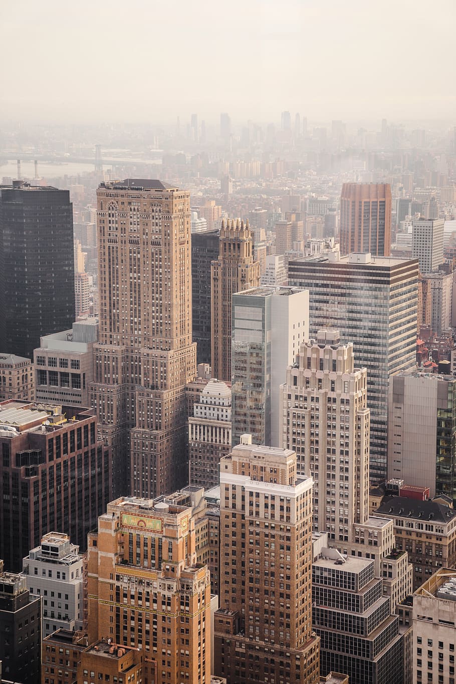 aerial photography of city building, architecture, infrastructure HD wallpaper