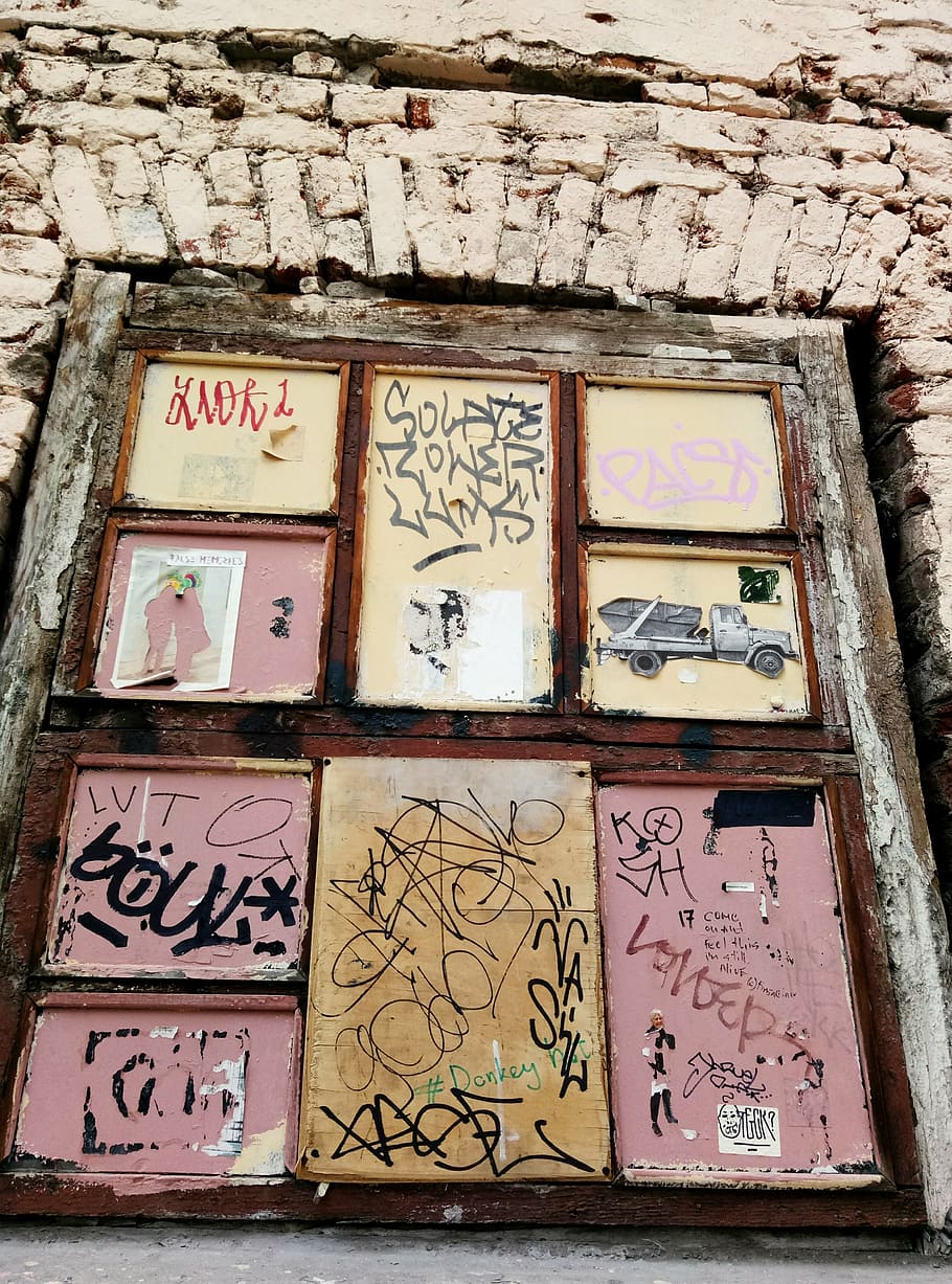 urban, tags, eclectic, text, communication, no people, wall - building feature HD wallpaper